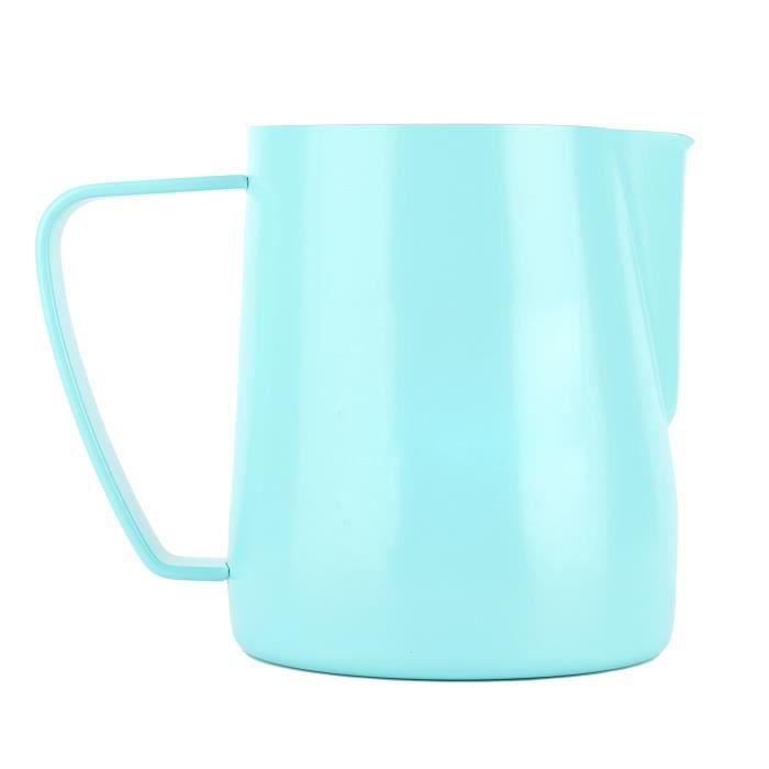 Pichet à Lait Moussant Dianoo En Inox - 350 Ml, Pour Latte, Cappuccino, Couleur Rouge Rosé - 9