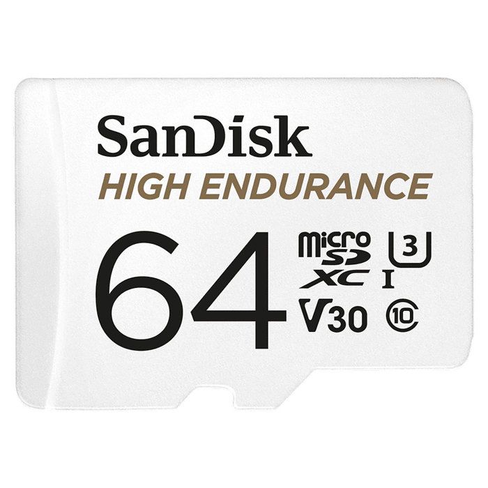 Carte microSDXC - SanDisk - 64 Go - 100 Mo/s lecture - 40 Mo/s écriture - Class 10 U3 V30
