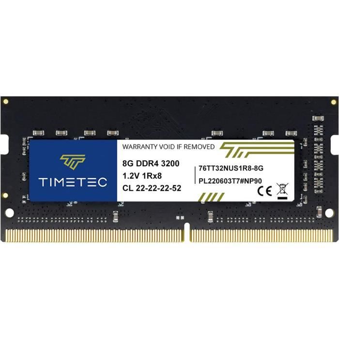 Mémoire RAM OWC 8 Go DDR4 3200 MHz - Non ECC UDIMM 288 Broches - Pour PC De Bureau - Neuf