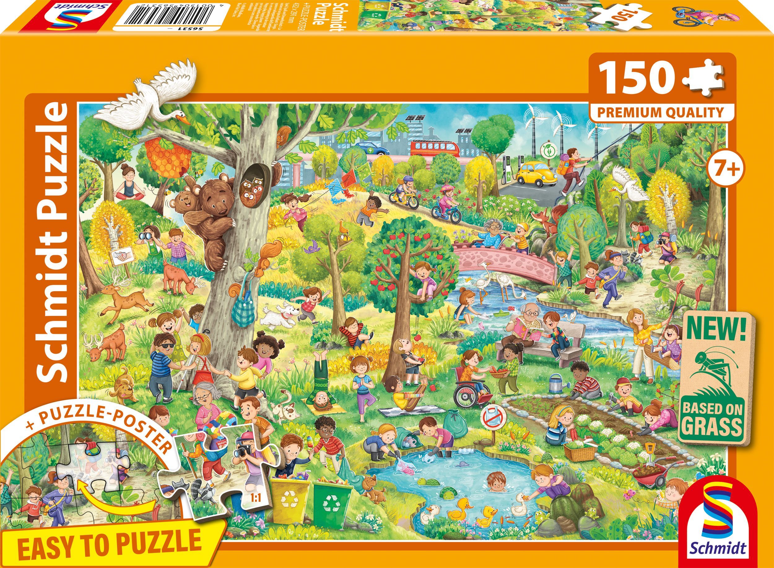 SCHM56531 Puzzle 150 pièces La nature est un jeu d'enfant 43 2 x 29 1 cm - vue 8