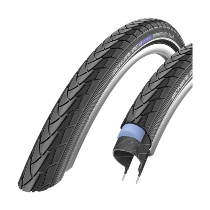 Pneu vélo électrique Schwalbe Marathon Plus HS440 - 1.50x27.5 (40-584) - Noir - Tubetype
