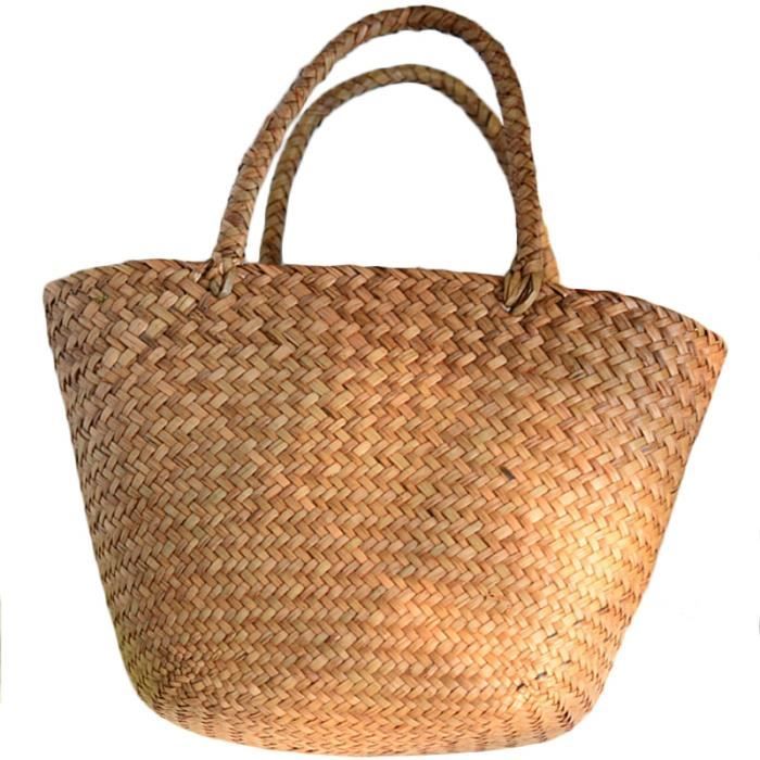 Sac a main tressé paille deals
