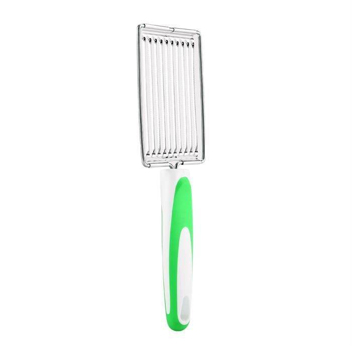 Couteau à Hacher Oignons Verts En Acier Inox - 6 Lames, Gadget Cuisine Pour Légumes, 16,5 Cm, Avec étui