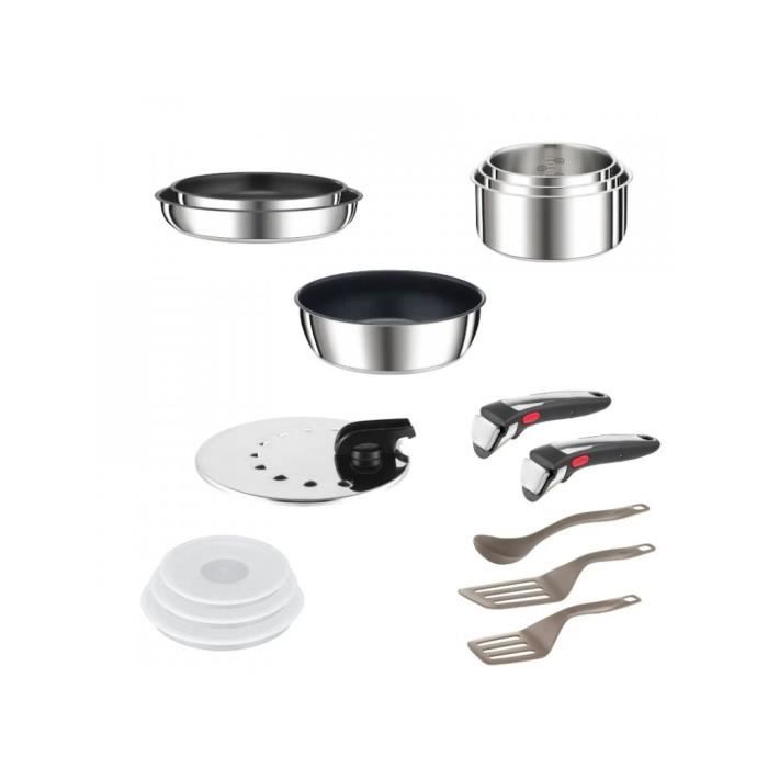 efal Set 15 pièces Poêles, Casseroles, Sauteuse Antiadhésif, Induction L9749532