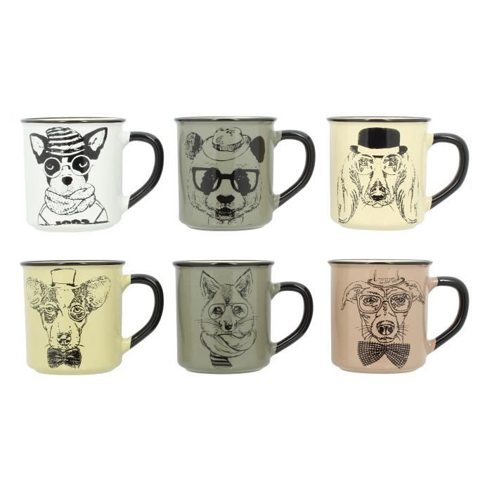Lot De 6 Table Passion Mug Stella Services A The Et A Cafe