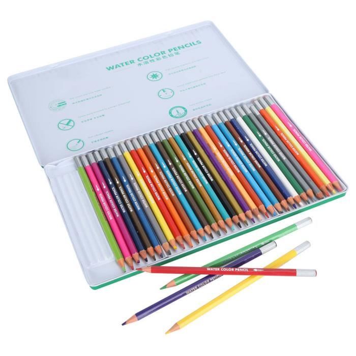 TMISHION Crayon de couleur Ensemble de 36 crayons de couleur