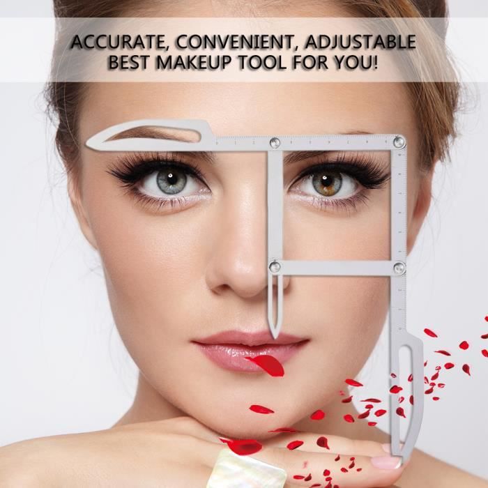 Sourcils Positionnement Regle De Mesure Regulateur De Tatouage Acier Inoxydable Ratio Dore Diy Outil De Mesure Achat Vente Aiguille De Tatouage Sourcils Positionnement Regle Cdiscount