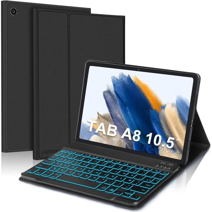Clavier AZERTY + étui Bleu Foncé Pour Blackview Tab 10 Pro Karylax