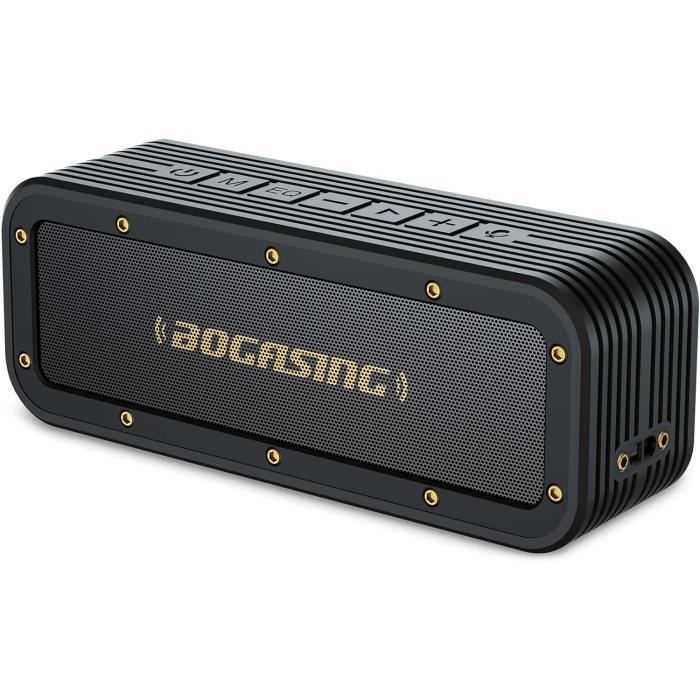 Enceinte Bluetooth Portable StageSound 40W IPX7 - Lumineuse Avec Basses Profondes - Noir