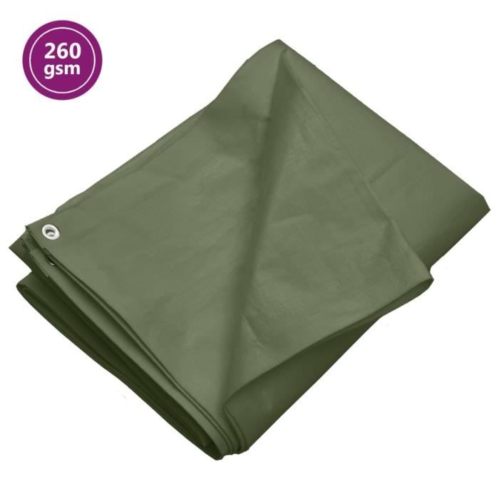 vidaXL Bâche 260 g-m² 3x4
