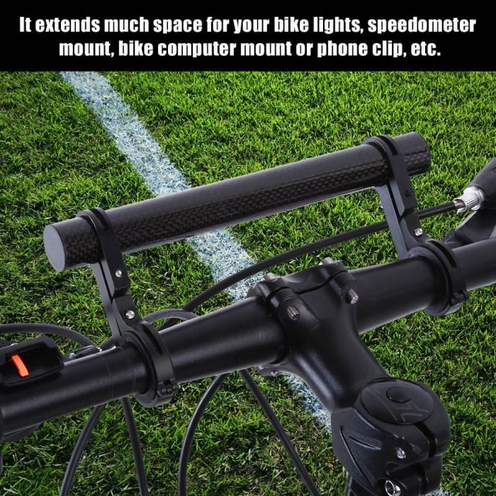 VINGVO support d'extension de guidon de vélo Support de support de guidon de vélo Support de montage d'extension pour compteur de
