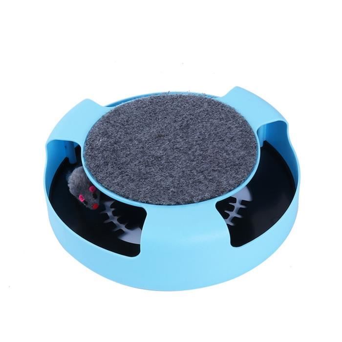 Comparer les prix de Vvikizy Jouet Chat Souris Interactif Jeu Puzzle Rotation avec Tapis à Griffer pour Chats