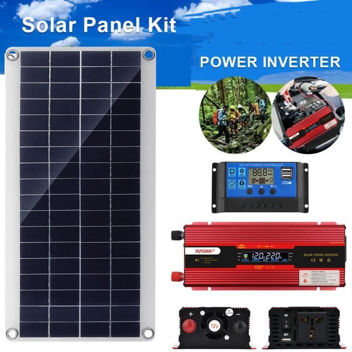 Vente Kit de panneau solaire 100W avec chargeur de batterie 12V et contrôleur LCD 10-100A pour caravane, van, bateau - Banggood ançais Mobile-arrival notice