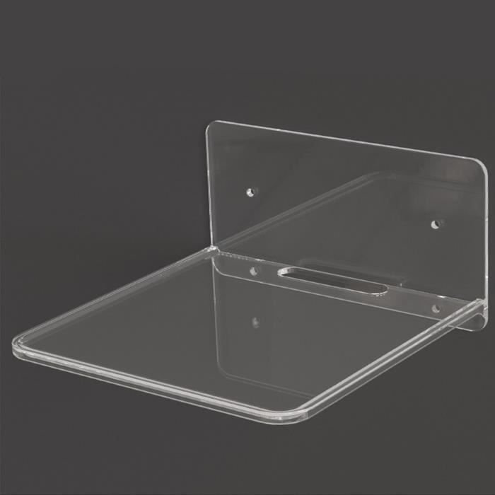 Cache Box WiFi Pour Routeur - Boîte De Rangement Murale Sans Perçage - Gain De Place Salon Bureau - Dissipation Chaleur
