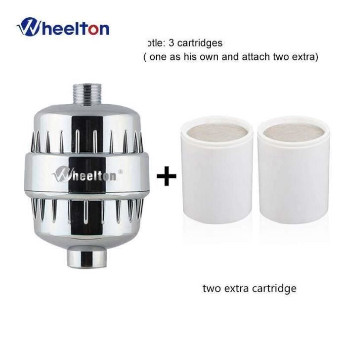 AS22076FILTRE.purificateur avec filtre à eau KDF. adoucissant de bain