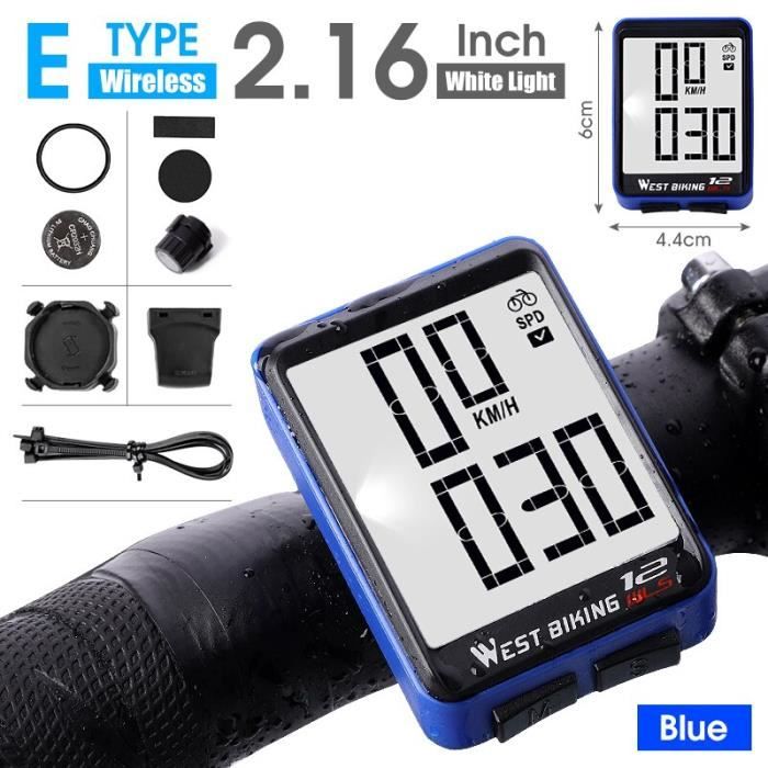 Compteur Vélo Sunding LCD – étanche, Filaire, Avec Odomètre, Neuf Sous Emballage