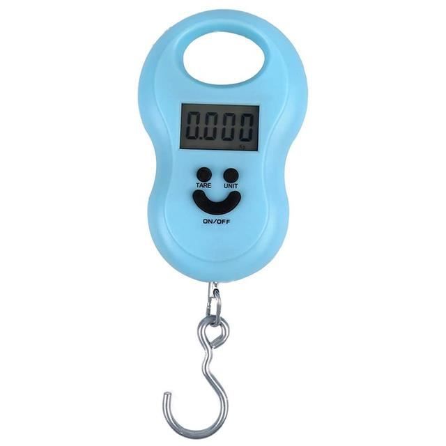 BALANCE CULINAIRE ELECTRONIQUE,blue--Mini balance numérique de pêche