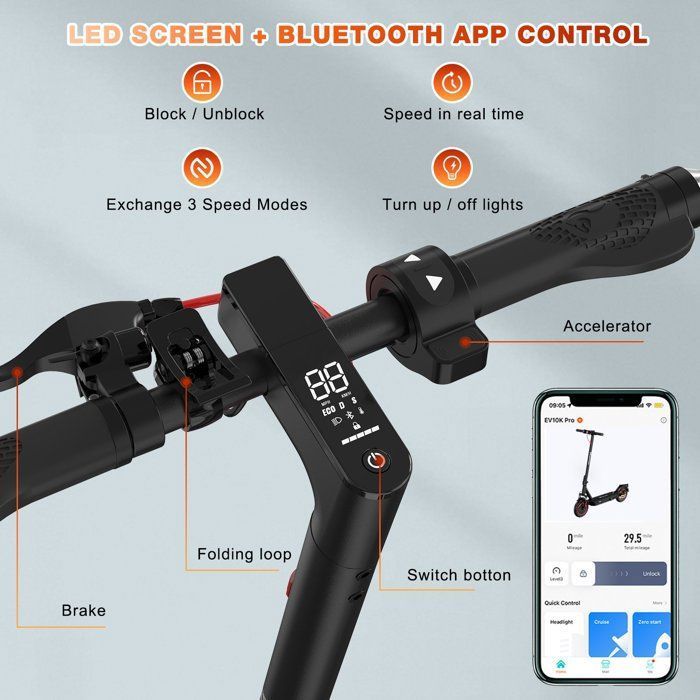 TROTTINETTE ELECTRIQUE PLIABLE Adultes Longue Autonomie 25km Batterie