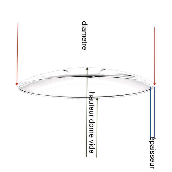 Verre De Montre Gousset Minéral - Diamètre 41.7 Mm - Transparent - V.U.S.