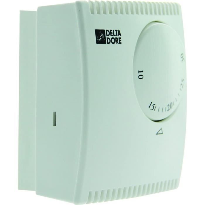 Delta Dore Thermostat d’ambiance mécanique filaire Tybox 10 pour