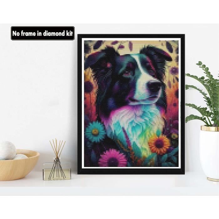 Kit De Peinture Diamant 5D à Faire Soi-même Pour Adultes - Broderie Au Point De Croix - Motif Ferme - Volaille - Vache - Poule - Cochon - Décoration Murale - 30 X 45 Cm