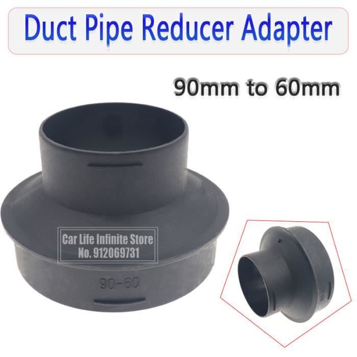 Adaptateur De Conduit Chauffage Voiture 60mm Vers 75mm - Raccord En PA6 Résistant à 120°C - Pour Système De Ventilation Air Chaud