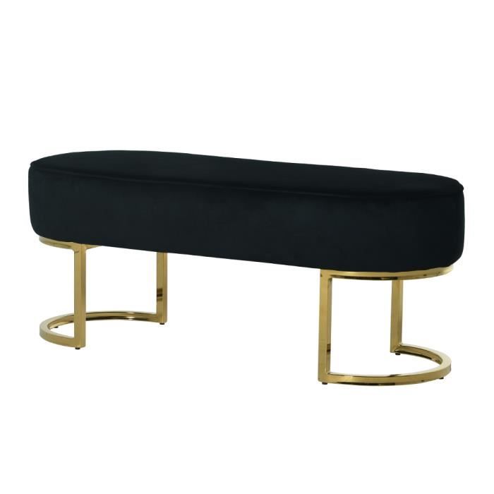 Milton & Oldbrook Velours Banc Amadora Noir