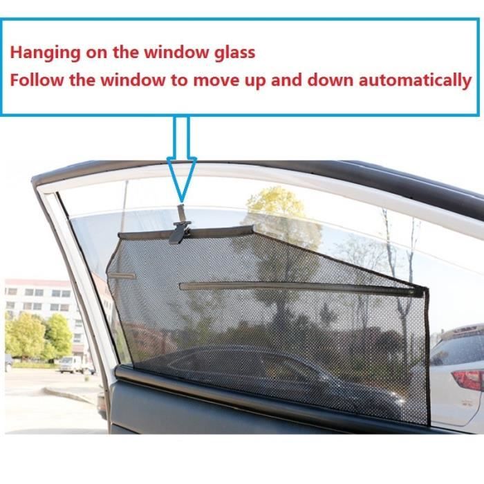 Pare Soleil Rétractable Pour Fenêtre Avant De Voiture PVC Auto