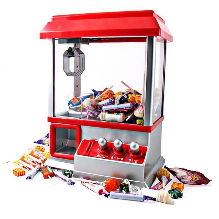 Machine à Attrape-bonbons Pour Enfants - Distributeur Avec Pièces Et Musique - Jeu D'arcade Rétro Pour Fêtes