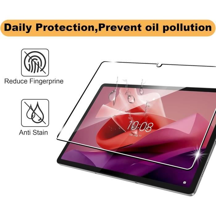 Pour Lenovo Tab P12 Verre Trempé,2 Pièces Haute définition Protection Écran  Tablette Film,[Sans Bulles][Anti-rayures]][9H Dureté] - Cdiscount  Informatique