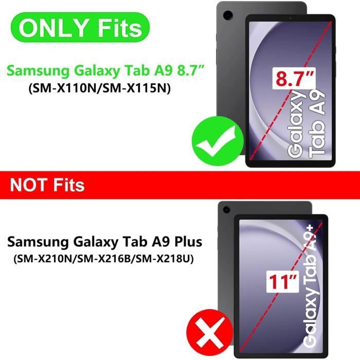Coque Pour Galaxy Tab A9 8.7 Pouce 2023 Tablette Housse De Protection