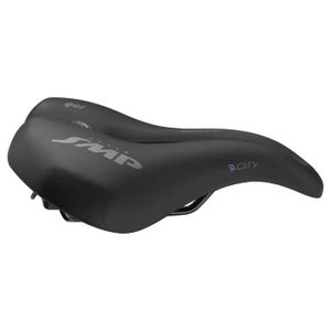 Selle Vélo Confort Gel Selle Vélo Confortable SMP Extra Gel Noire Selle Gel
