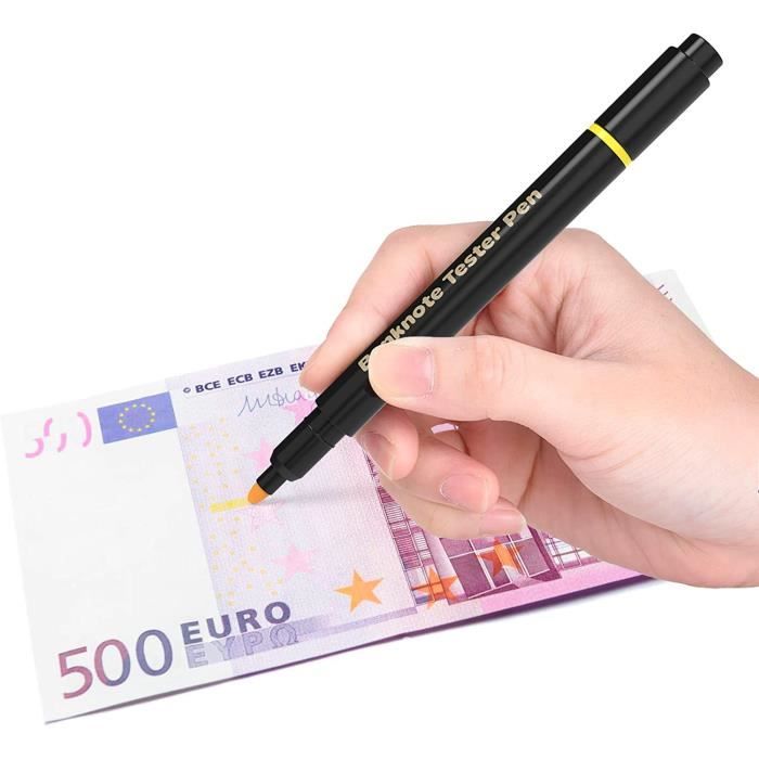 Detecteur feutre stylo de faux billet testeur 14 devises euro usd