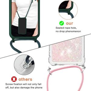 Coque De Protection Xiaomi Avec Cordon De 145 Cm - Transparente - Compatible Nombreux Modèles