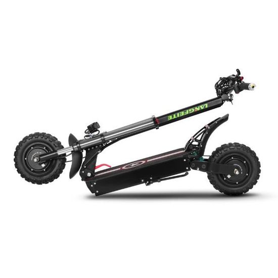 Trottinette électrique Adulte 2 Moteurs 60V 20.8Ah - Autonomie 60-70 Km, Pneus 11 Pouces, Pliable, Vitesse Réglable - 4