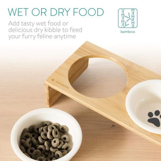 Navaris Gamelle Double Chien Ou Chat Gamelles Ceramique Avec Support En Bois Design 2x Bol 360 Ml Avec Porte Gamelles Pour Cr Achat Vente Gamelle Ecuelle Navaris Gamelle Double Ch Cdiscount Navaris Gamelle Double Chien Ou Chat Gamelles Ceramique Avec Support En Bois Design 2x Bol 360 Ml Avec Porte Gamelles Pour Cr Achat Vente Gamelle Ecuelle Navaris Gamelle Double Ch Cdiscount