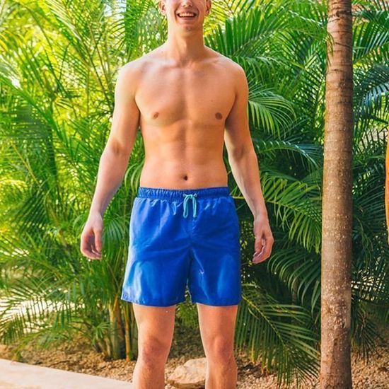 Visesunny Short De Bain Moderne Pour Homme à Séchage Rapide En