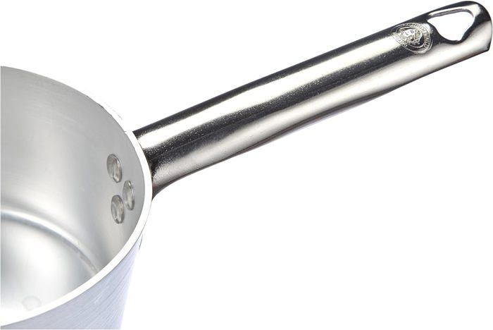Grande Casserole Ancienne TOURNUS En Aluminium (estampillée Restaurateur, Décorative)