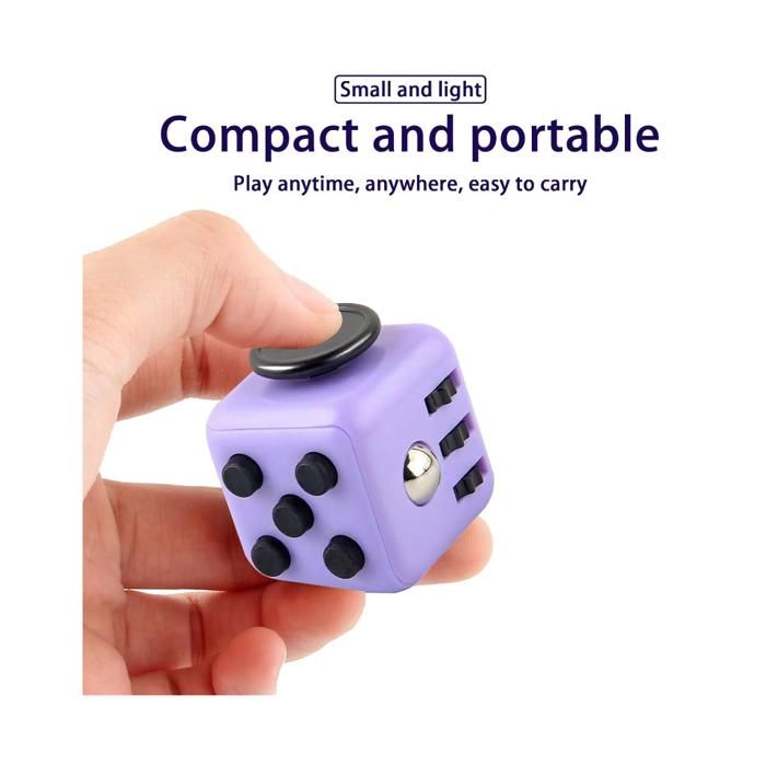 Cube Sensoriel Infini Anti-Stress – Fidget Jouet Autisme Anxiété Enfants Adultes – Cadeau Fidget Toy Anti-stress Autisme