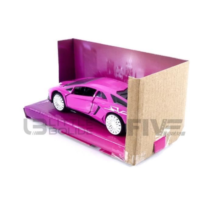 Voiture miniature de collection - Lamborghini Aventador SV - JADA TOYS 1/32 - Rose/Noir - 12 cm - Cdiscount Jeux - Jouets Voiture miniature de collection - Lamborghini Aventador SV - JADA TOYS 1/32 - Rose/Noir - 12 cm - Cdiscount Jeux - Jouets