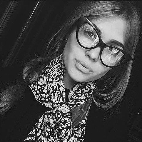 Lunettes Vintage il de chat pour femmes monture transparente