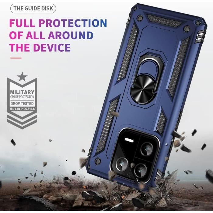 Coque Flip Miroir Pour Xiaomi Redmi Note 13 Pro 5G - Support Intégré, Protection 360°, Vue Claire