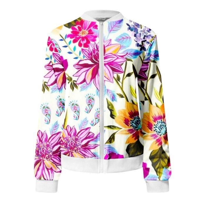 Veste adidas original deals femme fleur