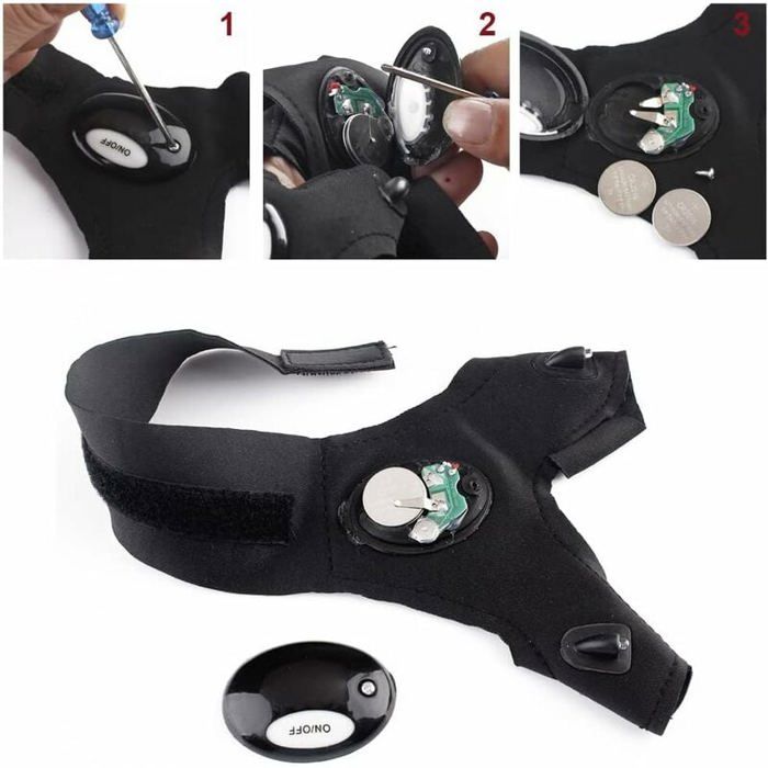 Gants lumineux LED – LumiGlove- Conçu Pêche & Ultra-durable