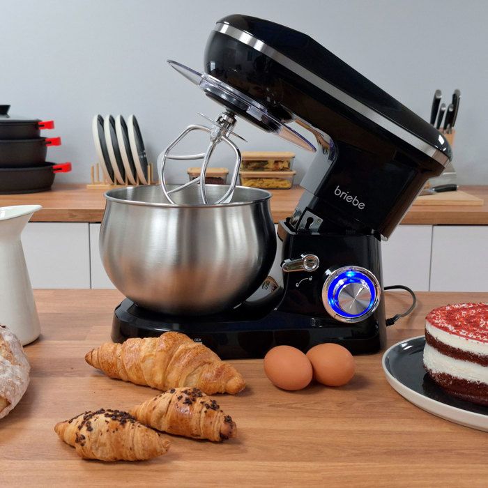 Robot Pâtissier Multifonctions, Pétrin 8L 1500W Puissant, Robot De Cuisine Avec Crochet