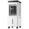 Climatiseur Mobile Portable 15L Rafraîchisseur d'Air avec Télécommande Blanc