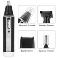 ARAMOX Rasoir électrique Kemei 4-en-1 Portable électrique rasage nez oreille barbe cheveux sourcils tondeuse ensemble hommes sûrs-0