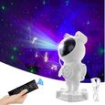 Projecteur D'astronaute Ciel Etoile Galaxy Star Projector Starry Veilleuse Enfant avec Nébuleuse,Télécommande et Bluetooth Musique-0