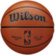 Ballon NBA Authentic Series Outdoor - orange/noir - Taille 7-0