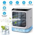 Climatiseur Portable Humidificateur de Refroidisseur d'air Purificateur d'air Ventilateur de Bureau Purificateur d'air Mobile 4 en